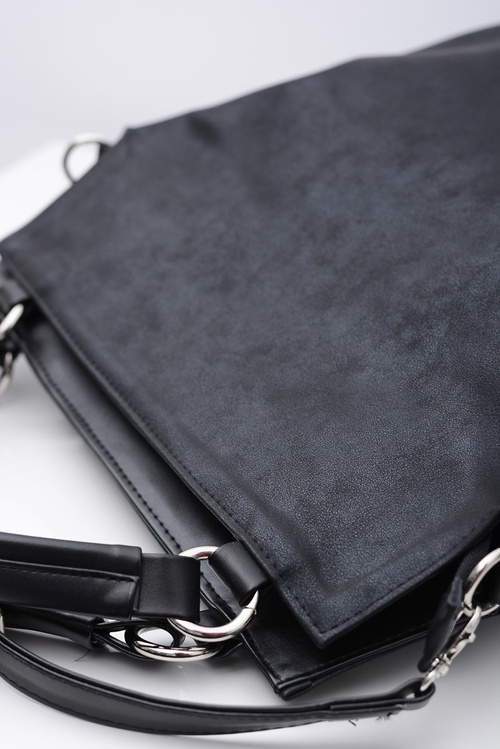 Жіноча велика чорна класична сумочка