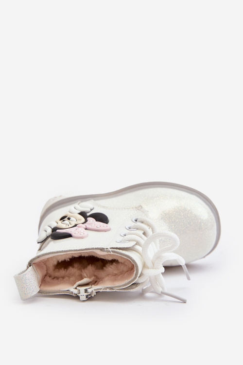 Дитячі утеплені чоботи Маус Minnie White Tarmi