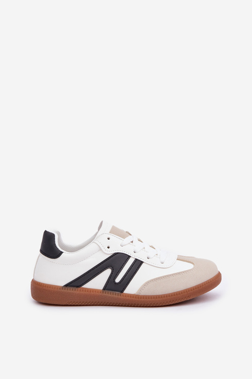 Низькі Жіночі Кросівки З Еко Шкіри Чорно-Білі Navidemi