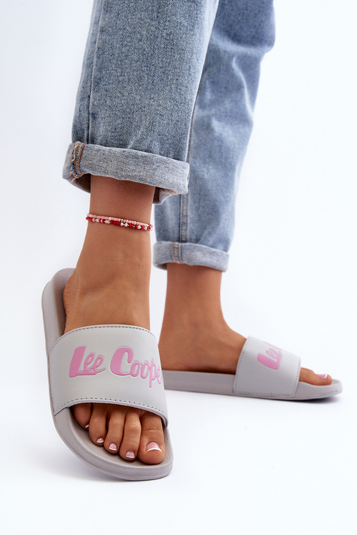 Жіночі класичні шльопанці Lee Cooper LCW-24-42-2486L сірі