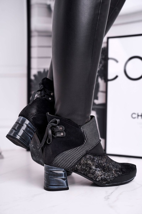 Жіночі черевики Maciejka Warm Leather Dark Navy 03790-20