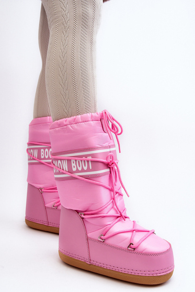 Жіночі високі зимові черевики Pink Venila