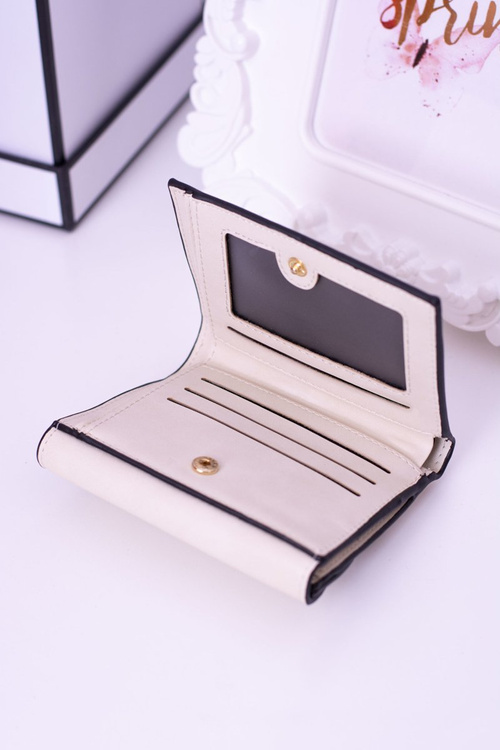 Маленький жіночий бежевий гаманець