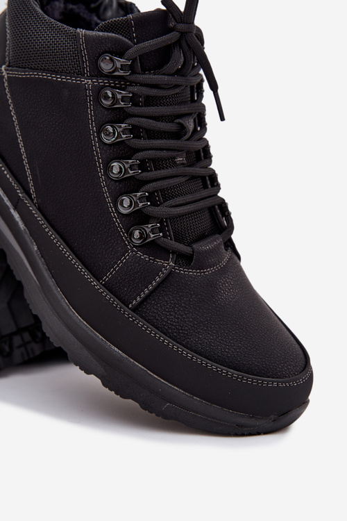 Чоловічі туристичні черевики з ізоляцією Чорний Wivelle