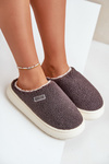 Теплі тапочки на товстій підошві Big Star MM274134 Dark Grey