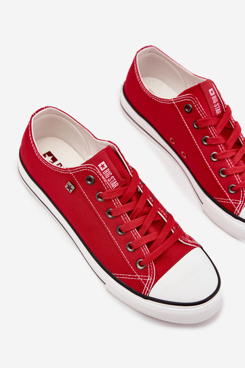 Чоловічі Низькі Текстильні Кросівки Big Star DD174502 Червоні