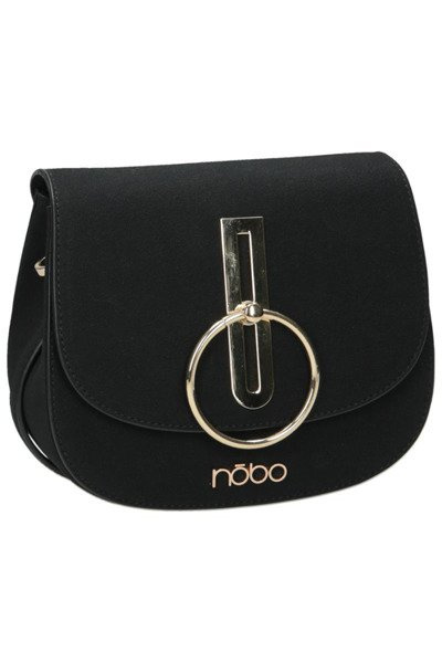 Жіноча замшева сумочка чорна NOBO NBAG-F0180-C020
