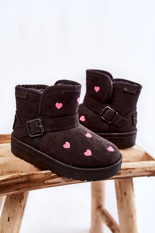 Дитячі снігові черевики Big Star KK374244 сірі