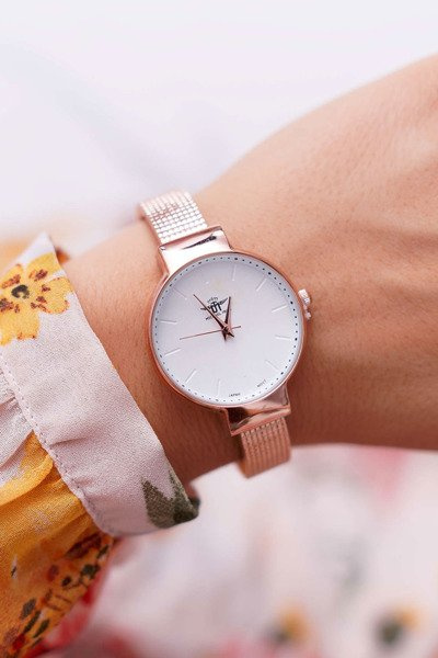 Жіночий годинник Michael John Pink Gold Inka