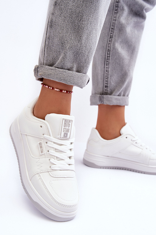 Жіноче спортивне взуття Кросівки Big Star MM274354 Білі