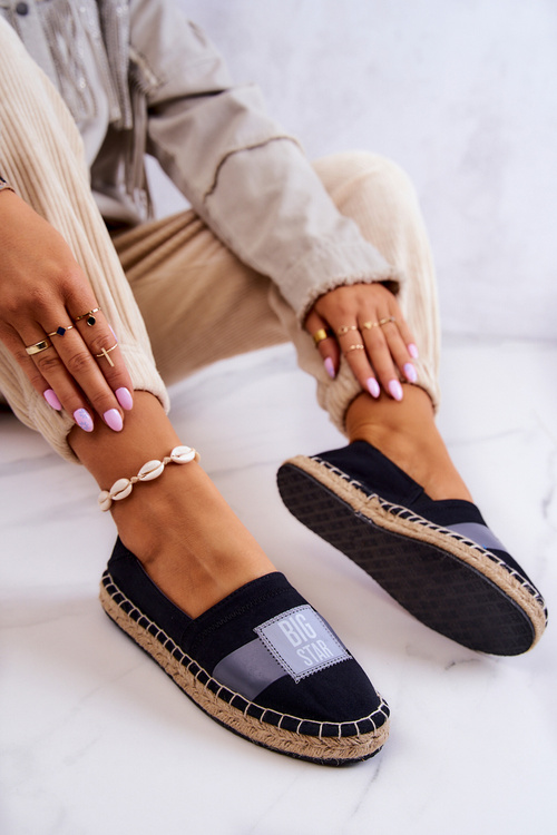 Жіночі еспадрільї сліпони Big Star JJ274963 Чорні