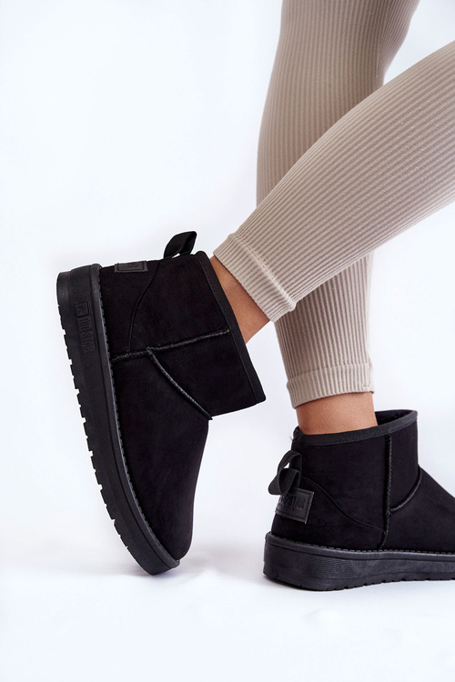 Жіночі теплі зимові черевики Big Star KK274288 Чорні