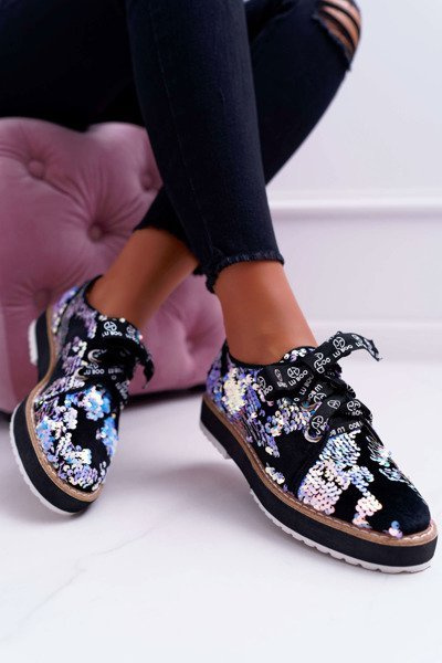 Жіночі напівчоботи Lu Boo Silver Sequins Moonlight