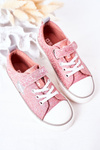 Дитячі кросівки на липучці BIG STAR HH374027 Рожеві
