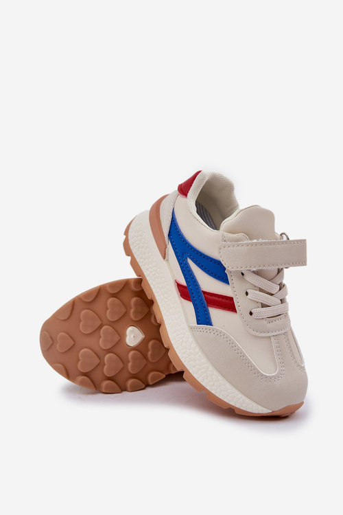 Дитячі кросівки на липучці бежеві Savilia