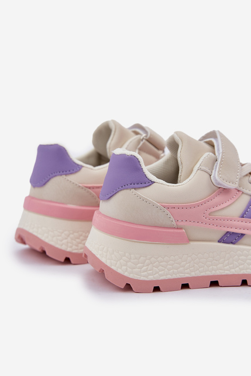 Дитячі кросівки на липучці Pink Savilia