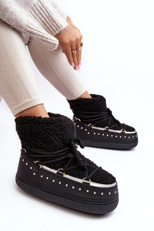 Жіночі снігові черевики з підкладкою Black Rohes