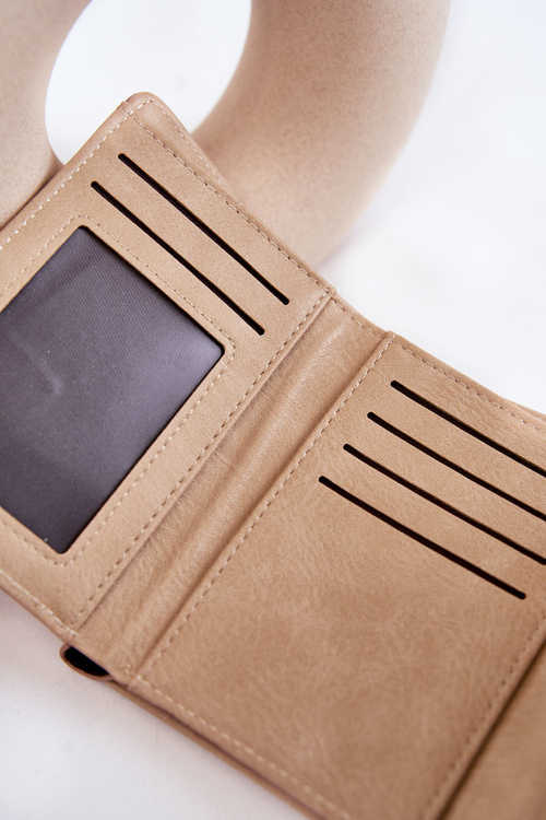 Гаманець жіночий маленький з магнітом Zaya бежевий