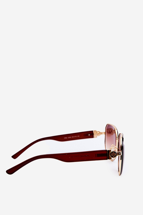 Жіночі сонцезахисні окуляри UV400 коричневі