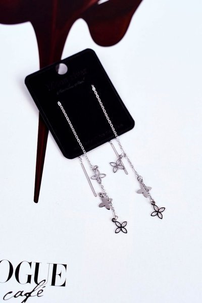 Жіночі Сережки Срібні Колеса Підвісні Квіти Вероніка