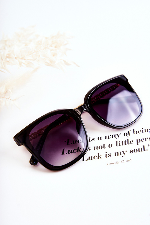 Жіночі сонцезахисні окуляри V130035 Чорні