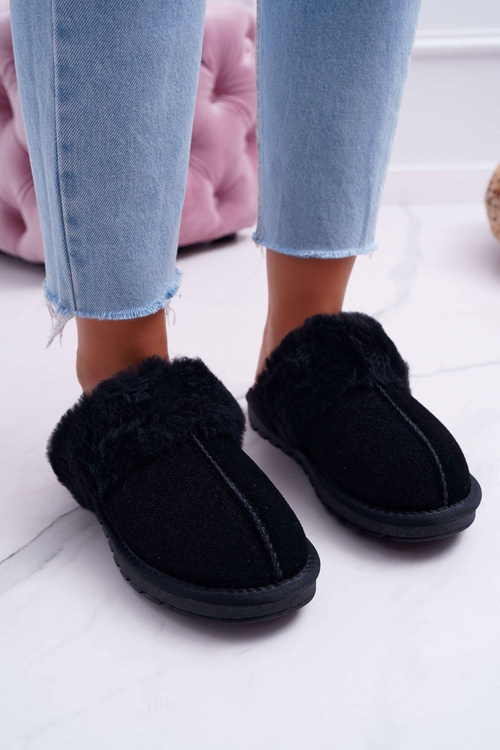 Жіночі шльопанці тапочки чорні Mirendas