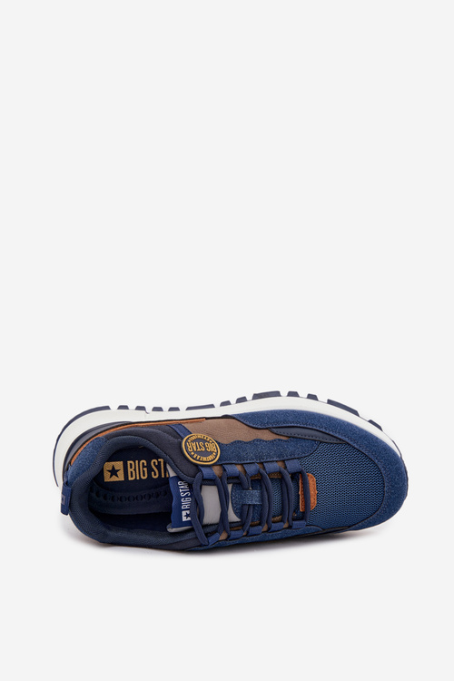 Чоловіче Спортивне Взуття Sneakers Big Star RR174279 HI-POLY SYSTEM Темно-синє