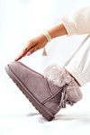 Снігові чоботи Fringed Grey Sorella