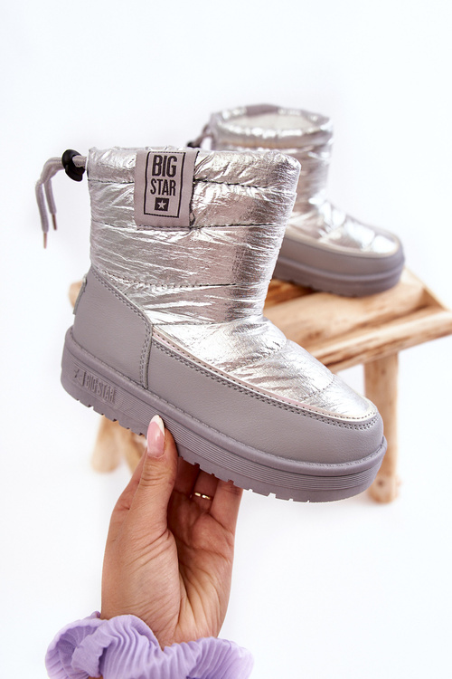 Дитячі снігові черевики Big Star KK374218 Grey-Silver