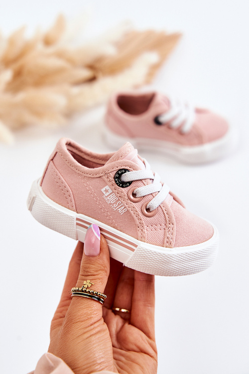 Дитячі низькі кросівки Big Star JJ374161 Рожеві