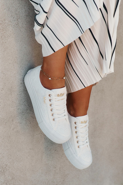 Жіночі Кросівки З Кружевом Lee Cooper LCW-25-31-3438L Білі