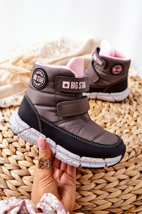 Дитячі снігові черевики Memory Foam Big Star II374071 сірі