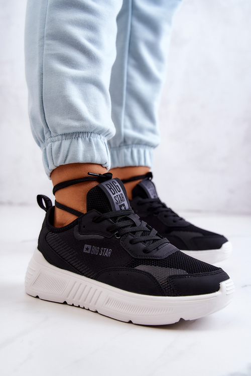 Модні кросівки спортивне взуття Big Star JJ274598 Чорні