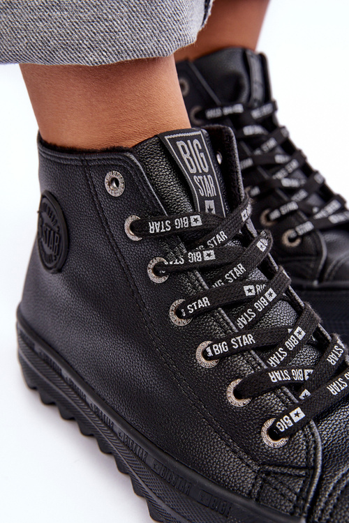 Жіночі кросівки Big Star High Warm Black EE274110