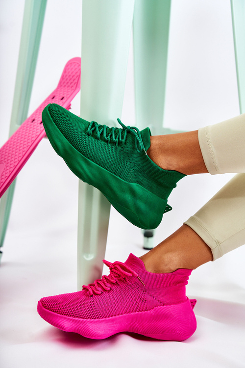 Жіноче спортивне взуття без шнурівки Dalmiro зелене