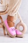 Класичні еспадрільї на платформі Pink Julianne