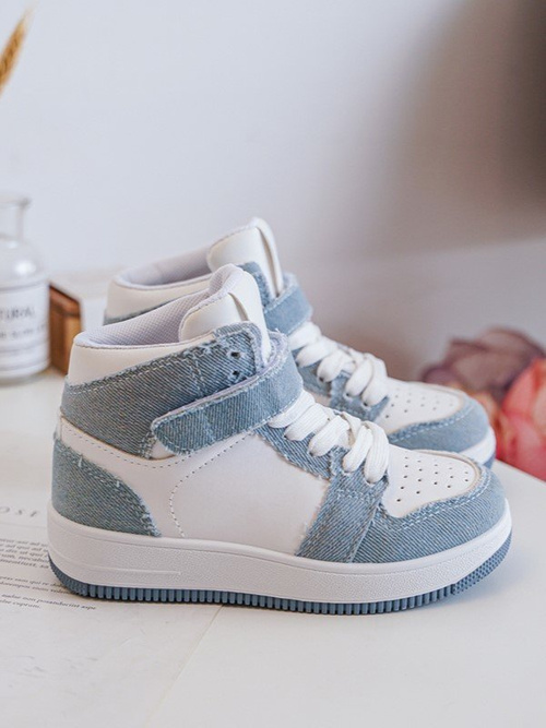 Дитяче спортивне взуття Джинси біло-блакитні Milara