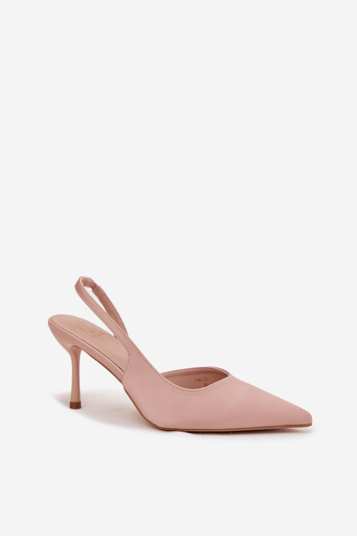 Туфлі на підборах з відкритим п'ятою Бежевий Lenira