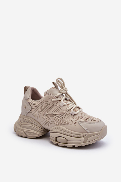 Спортивне взуття на масивній платформі GOE LL2N4029 біле