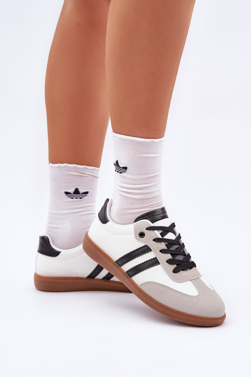 Низькі Кросівки Жіночі Чорно-Білі Loredis