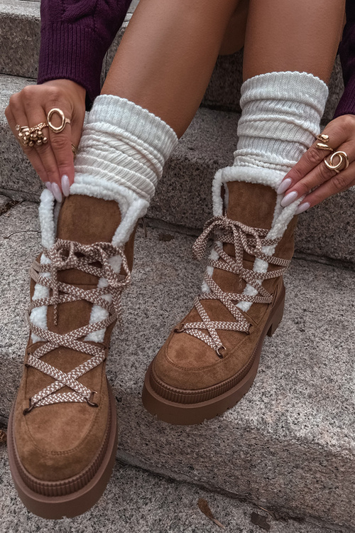 Жіночі снігоступи з хутром Camel Irmara