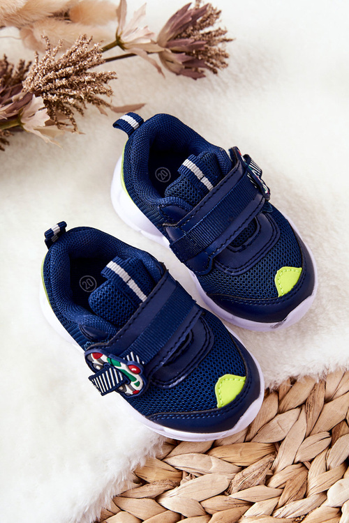 Дитяче спортивне взуття на липучці Befado 516P094 темно-синій
