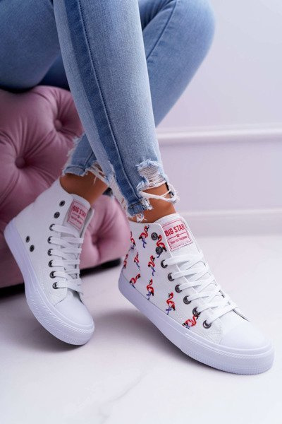 Жіночі високі кросівки Flamingo Big Star White DD274660