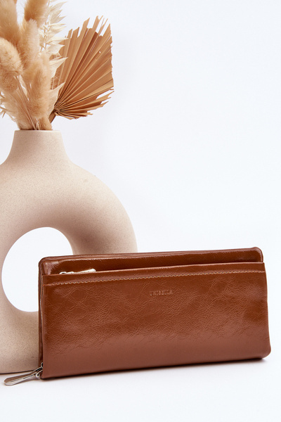 Жіночий коричневий гаманець Tiborlena