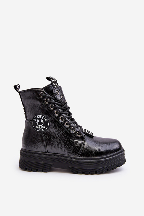 Дитячі м'які черевики Trapper Black Conley