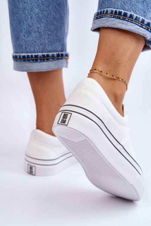 Жіночі кросівки на платформі Big Star LL274228 Білі