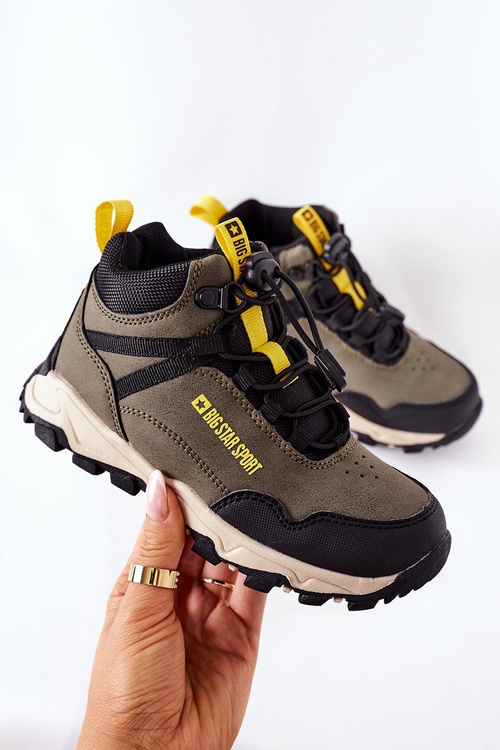 Дитяче трекінгове взуття Big Star GG374047 хакі