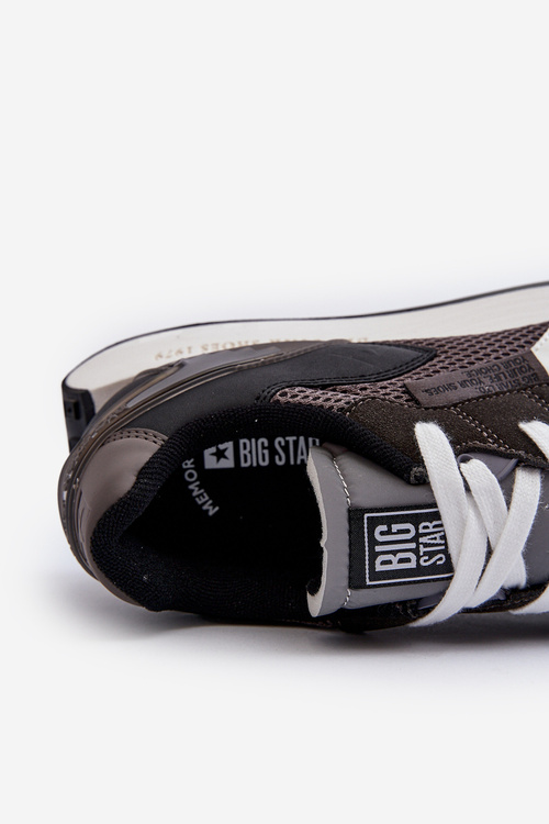 Чоловічі спортивні кросівки з системою Memory Foam Big Star NN174347 Чорні