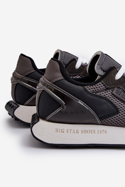 Чоловічі спортивні кросівки з системою Memory Foam Big Star NN174347 Чорні