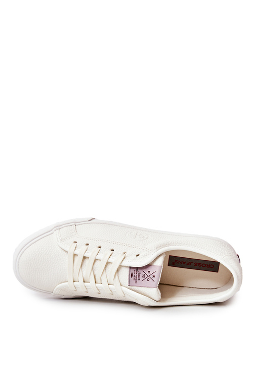 Чоловічі шкіряні кросівки Cross Jeans JJ1R4023C білі